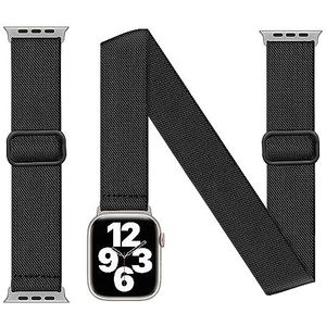 Enkelband/arm compatibel met Apple Watch band 49 mm voor dames en heren, verstelbare rekbare armband voor iWatch serie 8, 7, 6, 5, 4, 3, 2, 1, SE