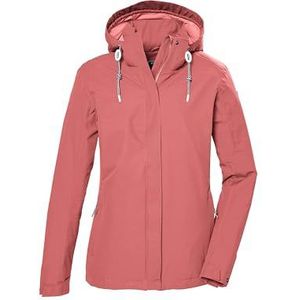 killtec KOS 61 WMN JCKT 42858-000 Veste fonctionnelle imperméable pour femme avec capuche amovible Rouge sienne clair Taille 44