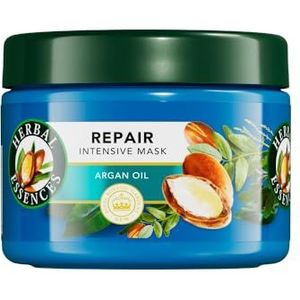 Herbal Essences Herstellend haarmasker met arganolie 500 ml voor beschadigd haar. Intensieve voeding voor zachter en gladder haar. Gemengd met originele ingrediënten