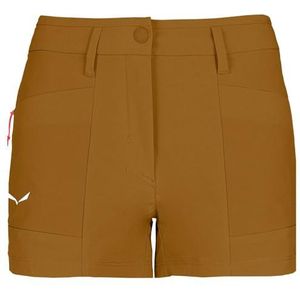 Korte Broek Salewa Women Puez Durastretch Cargo Golden Brown