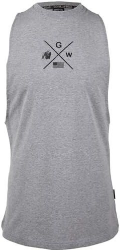 Gorilla Wear Cisco Tank Top - Grijs/Zwart - S