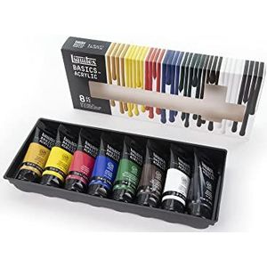 Liquitex Basics acrylset, 8 x 75 ml, rij