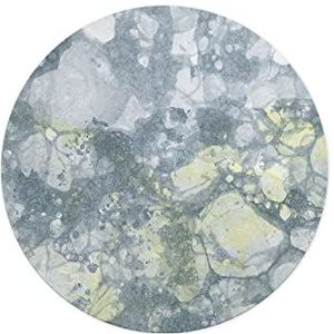 Questo Casa, Ronde muismat met antislip onderkant voor kantoor en thuis, diameter 22 cm