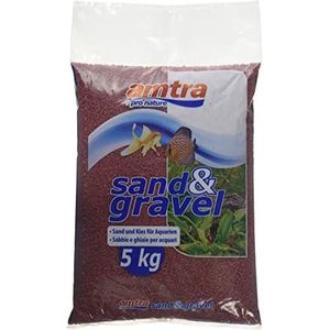 Amtra WAVE Kwartsgrind voor aquaria, rood, 5 kg