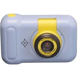 Denver KCA-1351BU 40MP blauwe kindercamera, selfie-flip-lens, geïntegreerde games, 2,4 inch IPS-display, robuust ontwerp voor kinderen, blauw