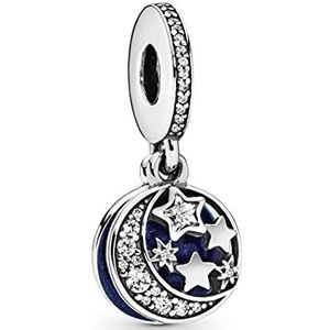 Pandora Bead Charm Dames Zilver - 791993CZ, Zilver, Zirkoniumoxide