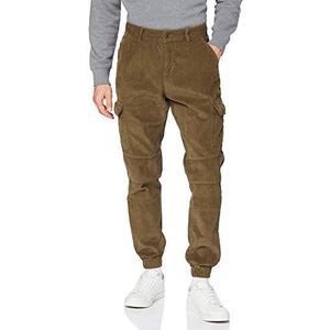 Urban Classics Cargo-joggingbroek voor heren van corduroy, midground