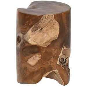 Home ESPRIT Bijzettafel natuur teak 30 x 30 x 45 cm
