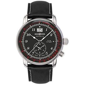Zeppelin Horloge. 245600-00, zwart, één maat, riem, zwart., Riem