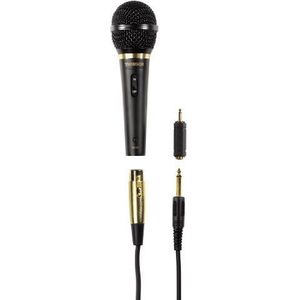 Thomson Dynamische microfoon M152 (met XLR-aansluiting, 6,35 mm jackstekker, 3 m kabellengte, zang) zwart