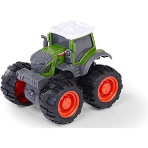 Dickie Toys - Fendt Monster Truck tractor speelgoed (9 cm), kindertractor met wrijvingsmotor, 4 aandrijfwielen en XXL-banden voor kinderen vanaf 3 jaar