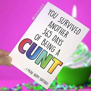 Grappige verjaardagskaarten PC154 voor vriend, C-kaart, grappige verjaardagskaart voor vriend, oom