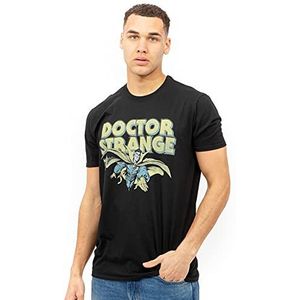 Marvel Comics Doctor Strange T-shirt voor heren, korte mouw, zwart.