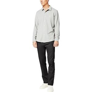 Dockers Heren Slim Fit Signature Kaki Chino Broek, zwart.