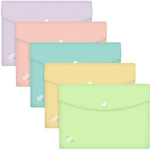 Oxford Urban 5 stuks A5 klaphoesjes pastelkleuren