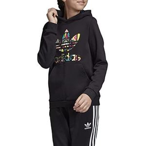 adidas Hoodie jas voor kinderen en jongens, wit/Haze Coral, 5-6 ans