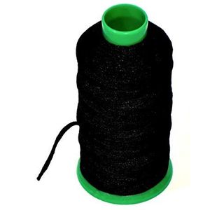 Matsa 100 m kegel maskerkoord, 3 mm elastiek voor naaien, handwerk, elastisch touw voor naaien, kleding, polyester, zwart, uniek