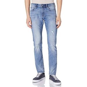 TOM TAILOR Denim Piers Slim Jeans voor heren, 10117, denim, verwassen denim, 29 W/32 l