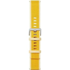 Xiaomi Watch S1 Active gevlochten nylon bandje (Maize Yellow), nylon armband, compatibel met Watch S1 Active, Maize Yellow, Italiaanse versie, geel, Taglia Unica, Strap, Geel., Taglia Unica, Riem