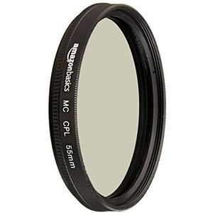 Amazon Basics Polarisatiefilter, rond, 55 mm