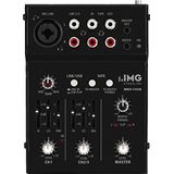 IMG Stage Line MMX 11usb 2 kanalen miniatuur audio Mixer met 3 ingangen en USB-interface, zwart
