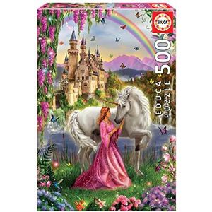 Educa puzzel. Fairy and Unicorn 500 stukjes