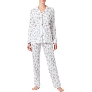 CALIDA Night Lovers Pijama-set voor dames, Gletsjer Blauw