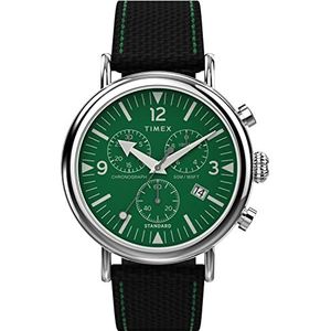 Timex Chronograaf herenhorloge met een standaard stoffen band Chrono, Groen, TW2V43900