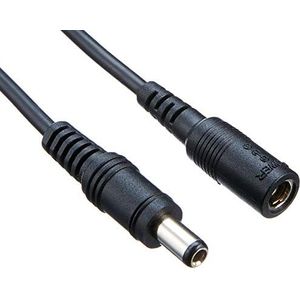 Sonero 95016 DC-Hollow Plug verlengkabel met sokkel (5,5 x 2,1 mm, 5 m)