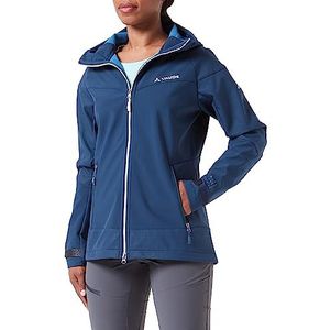 VAUDE Dames Jas All Year Elope Softshell Jacket, Dark Sea, 36, Dark Sea