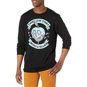 Disney Love Story Villain T-shirt voor heren, zwart, M, SCHWARZ