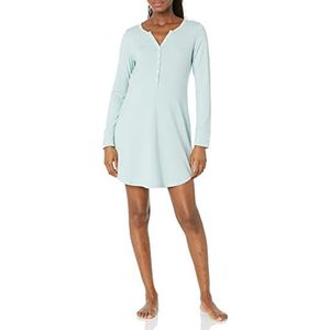 Amazon Essentials Chemise de nuit d'allaitement pour femme, bleu poussiéreux, taille L