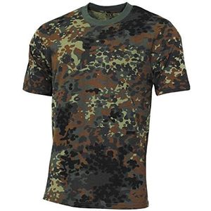 MFH 00130 US Army camouflage T-shirt voor heren streetstyle, Flecktarn, M