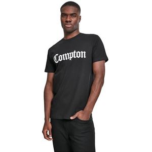 Mister Tee Compton T-shirt voor heren met opdruk, zwart., 4XL grande taille