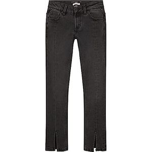 TOM TAILOR Linly Meisjes Jeans, 10250 - Denim Destroyed Black, 164, 10250 - Destroyed Black Denim