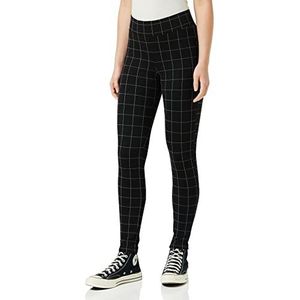 Urban Classic dameslegging met hoge taille, Zwart (Black/White 00826)