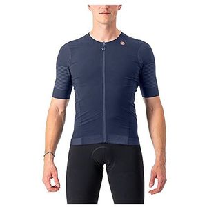 CASTELLI Premium Black Jersey T-shirt voor heren, Belgian Blue