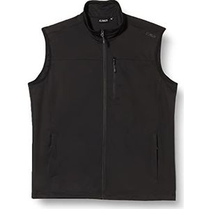 CMP 30a9317 softshell vest heren, zwart.