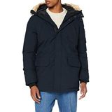 Schott NYC Nelson20 Parka voor heren, Blauw (zwart)