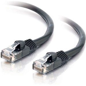 C2G 7M zwart Cat5e Ethernet RJ45 hoge snelheid netwerk kabel, LAN Lead Cat5e UTP Patch kabel