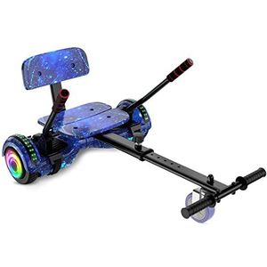 SISIGAD Hoverkart, verstelbare hoverboard-stoelbevestiging, hoverboard, kart, compatibel met 16,5 cm/20,3 cm/25,4 cm hoverboard (hoverboard niet inbegrepen)