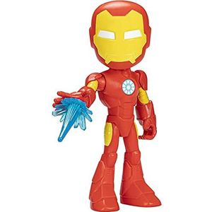 Marvel Spidey Spidey en zijn buitengewone vrienden, superheldenfiguur in gigantisch formaat Iron Man voor kinderen, vanaf 3 jaar
