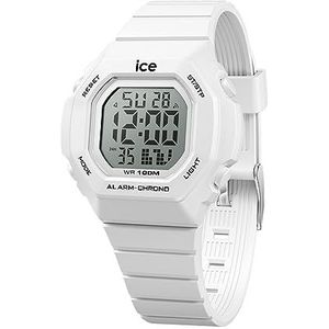 Ice-Watch - ICE digit ultra wit - wit jongenshorloge (gemengd) met kunststof band - 022093 (Small), Wit., Klassiek