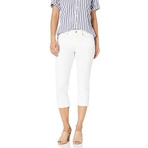 NYDJ Petite Chloe Capri damesjeans, Wit (Optisch Wit)