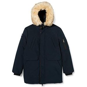 Schott NYC jongens jas, Blauw (zwart)