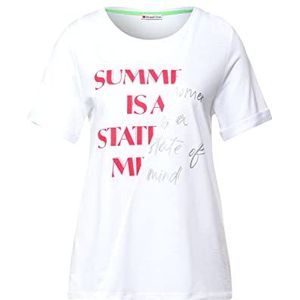 Street One T-shirt dames zomer wit 40, Wit