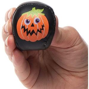 Baker Ross AX227 zachte ballen zoals kleine Halloween-geschenken – 6 stuks mini-sponzen op het Halloween-motief voor kinderen.