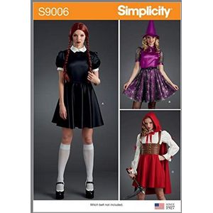 SIMPLICITY Sewing Patterns S9006 patroon voor Halloween-kostuums, papier, wit