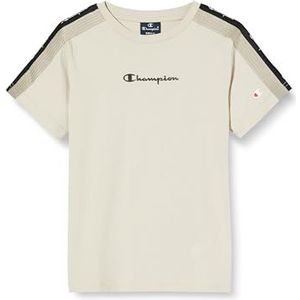 Champion T-shirt à col rond Legacy American Tape B-S-S pour garçon, gris/argenté, 5-6 ans