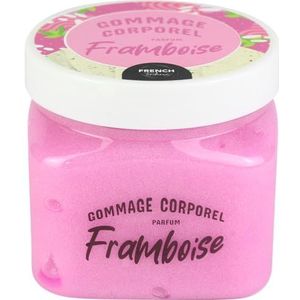 French Tendance - Body Scrub - Zachte peeling en vochtinbrengende crème voor alle huidtypes - Framboos geur - 470 gr
